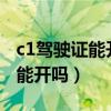 c1驾驶证能开哪些类型汽车（柴油7座商务车能开吗）