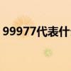 99977代表什么意思（99977代表什么意思）