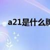 a21是什么牌子的服装（a21是什么牌子）