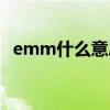 emm什么意思中文翻译（Emm什么意思）