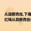 从良断青丝,下海系红绳,你去查查这句诗就知道了（下海系红绳从良断青丝什么意思）