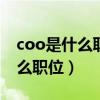 coo是什么职位ceo和董事长谁大（coo是什么职位）