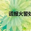 谎报火警处罚（谎报火警处罚多少日）