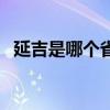 延吉是哪个省份的（延吉是哪个省的城市）