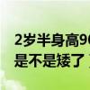 2岁半身高90是不是矮了女宝（2岁半身高90是不是矮了）