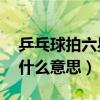 乒乓球拍六星什么意思（乒乓球拍1到6星是什么意思）