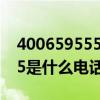 4006595555是什么电话号码（4006595555是什么电话）