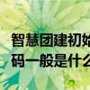 智慧团建初始密码一般是啥（智慧团建初始密码一般是什么）