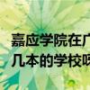 嘉应学院在广东省排名多少（广东嘉应学院是几本的学校呀）