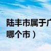 陆丰市属于广东省哪个市（广东省陆丰县属于哪个市）