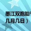 墨江双胞胎节几月几日2021（墨江双胞胎节几月几日）