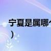 宁夏是属哪个省?（宁夏是哪个省属于哪个省）