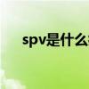 spv是什么病毒感染（spv是什么意思）