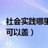 社会实践哪里章好盖（社会实践的章一般哪里可以盖）