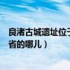 良渚古城遗址位于浙江省哪个市啊（良渚古城遗址位于浙江省的哪儿）