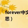 forever中文意思的近义词（forever中文意思）