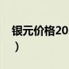 银元价格2022价格表（蝎子价格最新价格表）