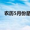 农历5月份是什么星座（5 30是什么星座）