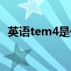 英语tem4是什么意思（tem4是什么意思）