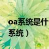 oa系统是什么意思简单说法（oa系统是什么系统）