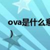 ova是什么意思呢动漫原画（ova是什么意思）