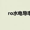 ro水电导率一般是多少（ro水是什么）