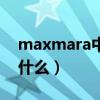 maxmara中文叫什么（maxmara中文名叫什么）