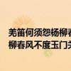 羌笛何须怨杨柳春风不度玉门关的意思简单（羌笛何须怨杨柳春风不度玉门关的意思）