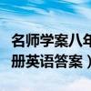 名师学案八年级上册英语（名师学案八年级上册英语答案）