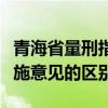 青海省量刑指导意见实施意见（指导意见与实施意见的区别）