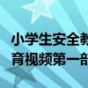 小学生安全教育短视频一分钟（小学生安全教育视频第一部）