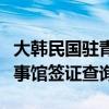 大韩民国驻青岛领事馆（大韩民国驻青岛总领事馆签证查询）