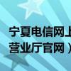 宁夏电信网上营业厅官网登录（宁夏电信网上营业厅官网）