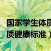 国家学生体质健康标准测试项目（国家学生体质健康标准）