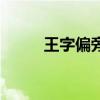 王字偏旁部首是什么（王字偏旁）