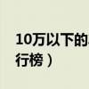 10万以下的车排行榜昕锐（10万以下的车排行榜）