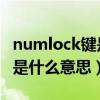 numlock键是什么意思怎么读（num lock键是什么意思）