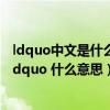 ldquo中文是什么意思（综合执法中提到 ldquo 局队合一 rdquo 什么意思）