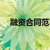 融资合同范本下载（个人融资合同范本）