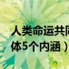 人类命运共同体5个内涵内容（人类命运共同体5个内涵）