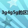 3g4g5g的区别（5G和4G 3G 2G区别在哪）