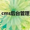 cms后台管理系统开发（cms后台管理系统）