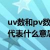 uv数和pv数有什么区别（统计里面PV 和UV代表什么意思）