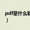 pdf是什么软件的文件格式（pdf是什么软件）