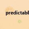 predictable的派生词（able 的派生词）