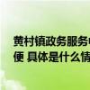 黄村镇政务服务中心 又添新无障碍“宠儿” 办理业务更方便 具体是什么情况?