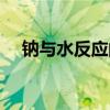 钠与水反应的离子方程式（钠与水反应）