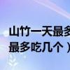 山竹一天最多吃几个糖尿病能吃吗（山竹一天最多吃几个）