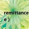 remittance information 翻译（remittance）