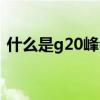 什么是g20峰会杭州精神（什么是g20峰会）